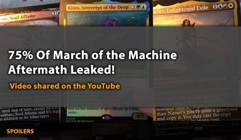 march of the machine aftermath leaks|March of the Machine: The Aftermath Release Notes